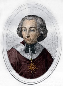 portrait Etienne de Loménie de Brienne (1727-1794), フランスの司祭・政治家。1866年のエングレーヴィング。 作： Unknown artist