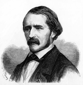Emile Saisset（フランスの哲学者）の肖像。1814-1863. 作： Unknown artist