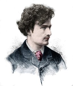 ピアニスト、作曲家、政治家、ポーランドの外交官であるイグナシー（イグナス）・パデレフスキー（1860-1941）の肖像画（1889年のエングレーヴィング）。 作： Unknown artist