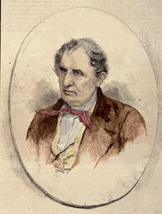ジェームズ・フェニモア・クーパー（1789-1851）の肖像。 作： Unknown artist