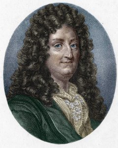 フランスの悲劇詩人、ジャン・ラシーヌ（1639-1699）の肖像。