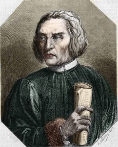 ジャン・ド・ゲルソンの肖像。フランスの神学者（1363年～1429年）。 作： Unknown artist