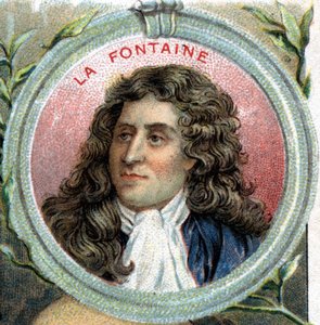 Jean de La Fontaineの肖像。フランスの作家（1621年 1695年）。