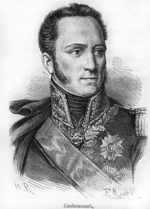 フランスの将軍であり外交官でもあったヴィチェンツァ公爵、コーランクール侯爵（1773-1827）の肖像画。 作： Unknown artist