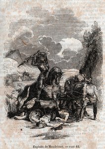 「」Rolandfurieux」からの1851年の彫刻 作： Unknown artist