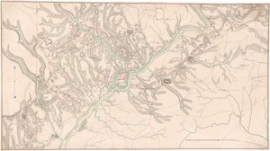 中大西洋植民地を示す地図軍の位置 作： Unknown artist