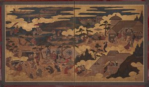 住吉神社のお祭り 作： Unknown artist