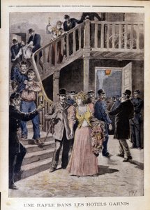 ホテルでのラウンドアップ - 1895年08月04日付「Le Petity Journal」にて