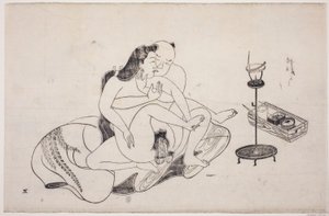 春画アルバムの一枚 作： Unknown artist