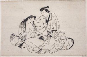 春画アルバムの一枚 作： Unknown artist