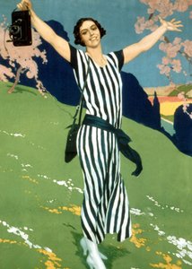 コダック・カメラの広告プリント、20年代（プリント） 作： Unknown artist