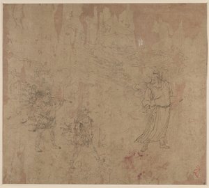 道教主題帖 道教神々の行列 18葉 作： Unknown artist