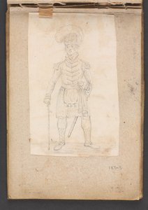 ハイランド連隊の将校 作： Unknown artist