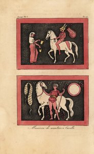 裸で馬に乗る古代ギリシャの方法 作： Unknown artist