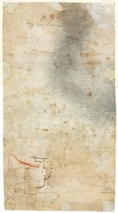 建築スケッチ (裏面) 作： Unknown artist