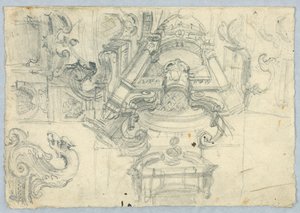 建築スケッチ 作： Unknown artist