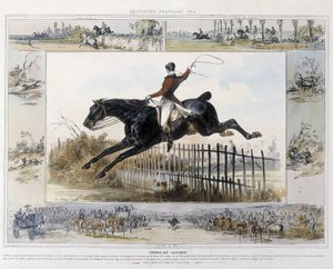 シャルル・オーブリーの「古今東西乗馬絵巻」に登場する鐘楼レース