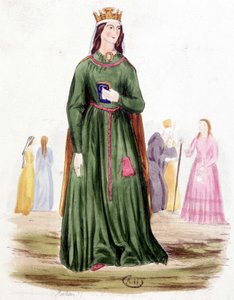 リチャード1世の妻、イングランドの女王ベレンゲール 作： Unknown artist