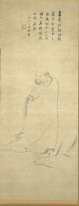 葦に乗って揚子江を渡る達磨 作： Unknown artist