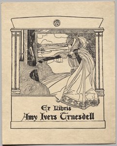 ブックプレート: Amy Ivers Truesdell 作： Unknown artist
