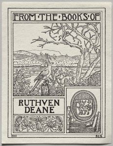 ブックプレート: Ruthven Deane 作： Unknown artist