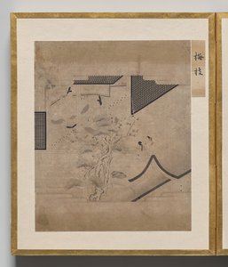 源氏物語絵帖 梅の枝 作： Unknown artist