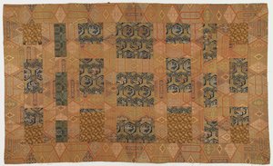 Brocade, silk. A Buddhist monk