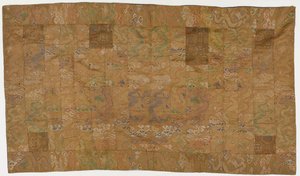 Brocade, silk. A Buddhist monk