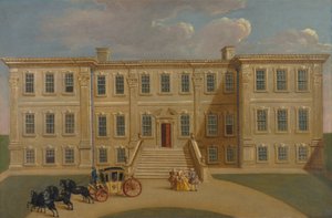 Calke Hall, Derbyshire, sede de Sir Henry Harpur, Bt. 作： Unknown artist