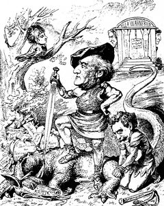 リヒャルト・ワーグナーの風刺画 作： Unknown artist