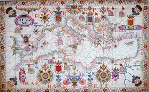地中海全体図 作： Unknown artist