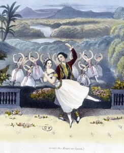 古典舞踊：ロマンティック - ドローイング, n.d.