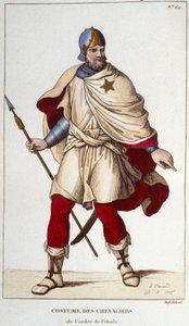 1351年に善良なるヨハネ2世によって創設された星の騎士団の騎士の衣装。 作： Unknown artist
