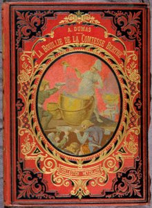アレクサンドル・デュマ著『ベルト伯爵夫人の冒険』表紙（ヘッツェルコレクション）。 作： Unknown artist