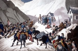 ナポレオン・ボナパルトのイタリアでの降下：セント・ベルナールの山を越える