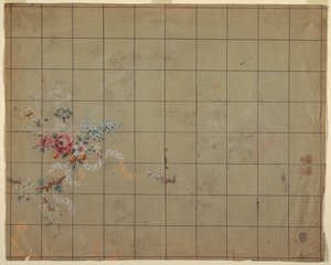 シルクブロケードのデザイン 作： Unknown artist