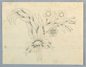 お花ブローチのデザイン 作： Unknown artist