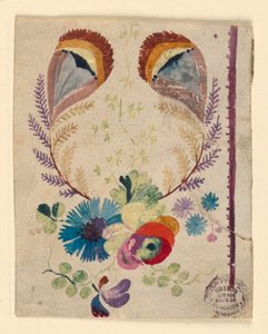 刺繍ボーダーモチーフのデザイン 作： Unknown artist