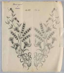 刺繍のデザイン 作： Unknown artist