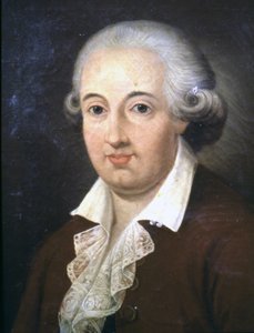 ドメニコ・チマローザ（1749-1801）、ボローニャの音楽学校に保存されている絵画。 作： Unknown artist