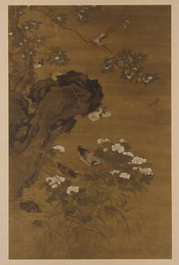 秋の小川のカモ 作： Unknown artist