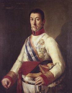 エリオ、フランシスコ ハビエル デ (1767-1822)。 スペイン絶対主義軍、モンテビデオ総督（絵画） 作： Unknown artist