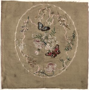 ファイヤースクリーンの刺繍