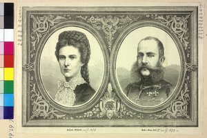 オーストリア皇帝とエリザベート・フランツ・ヨーゼフ1世 作： Unknown artist