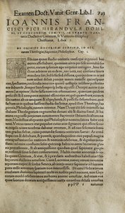 Examination vanitatis doctrinae gentium et veritatis christianae disciplinae by Pico della Mirandola (印刷物) 作： Unknown artist