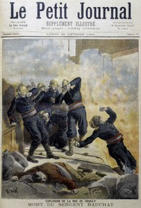 消防隊員：ルイィ通りの爆発事故 - "Le Petite Journal "にて 作： Unknown artist