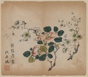 開花プルナス 作： Unknown artist