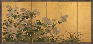花：菊、牡丹など 作： Unknown artist