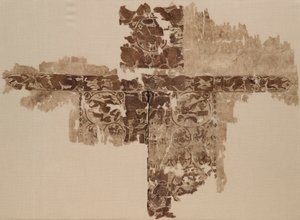 チュニックの断片 作： Unknown artist