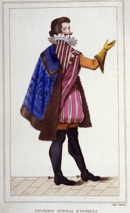フランソワ・アニバル・デストレ（1573-1670）は、フランスの元帥。1619年から1624年までローマ大使を務めた。 1830年に描かれたもの。 作： Unknown artist